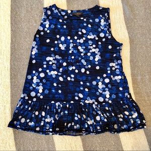 The Limited Blue Sleeveless Blouse